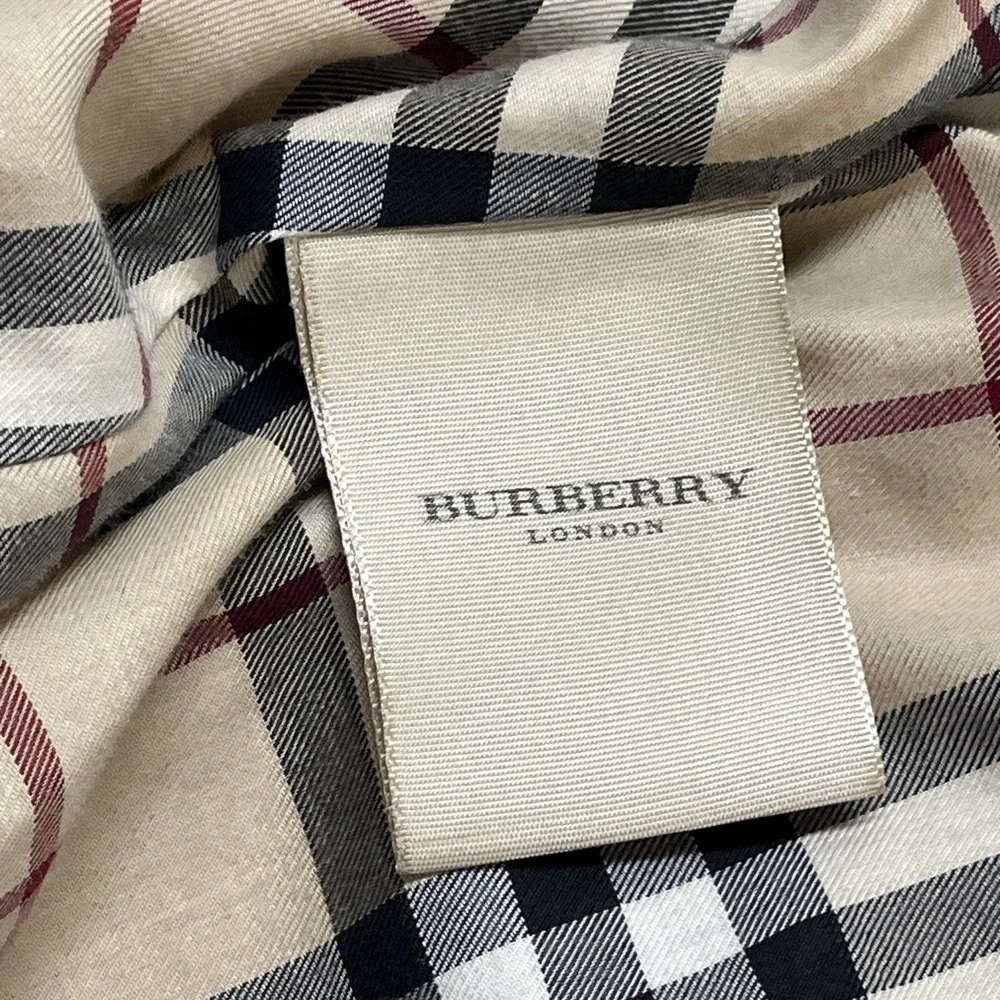 Burberry Josi Trench Coat Orange Nova Check Womens 4 Classic Preppy Old Money - Picture 5 of 16